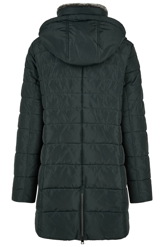 Jacke Down Free mit Kapuze und Webpelz 697 Bild 2