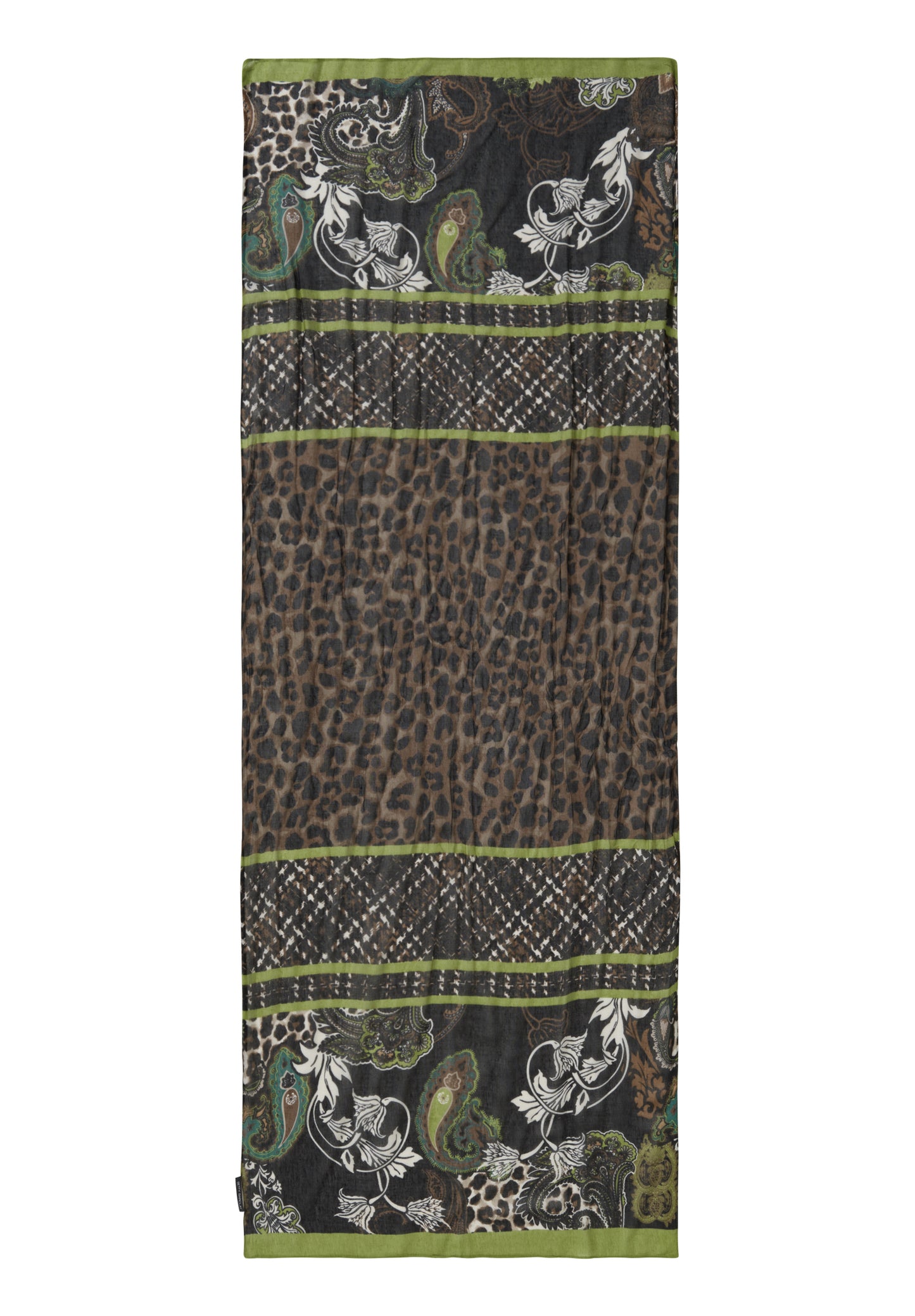 Basic-Schal Black/Green Bild 3