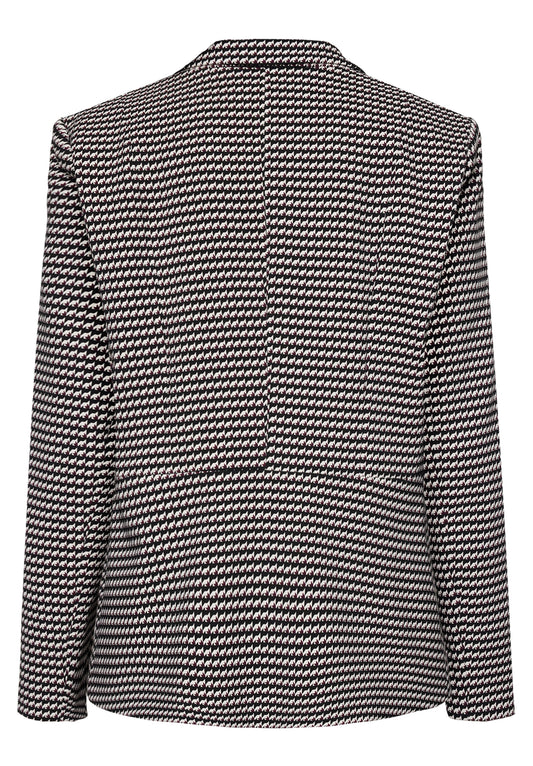 Blazer Kurz Einreiher 1/1 Arm Black/Beige Bild 2