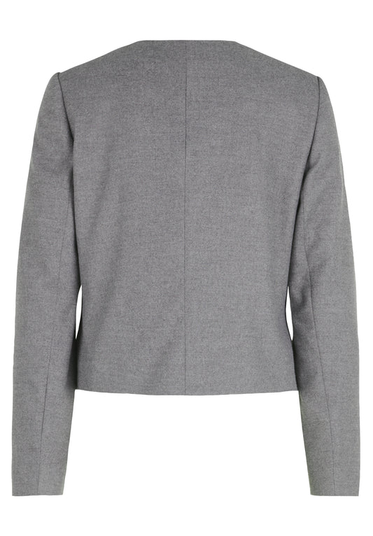 Blazerjacke Kurz 1/1 Arm Grey Melange Bild 2