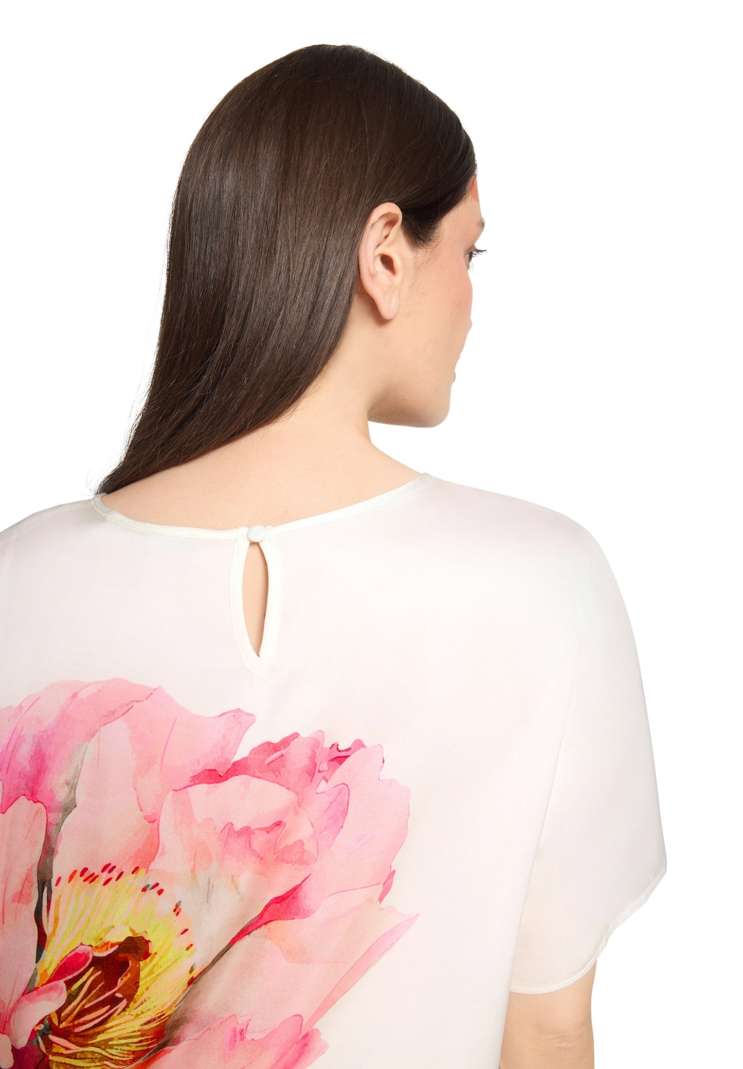 Bluse Kurz 1/2 Arm Patch Cream/Rosé Bild 7