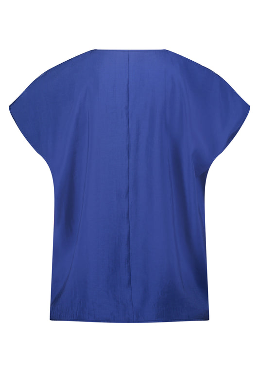Bluse Kurz 1/2 Arm Cobalt Blue Bild 2