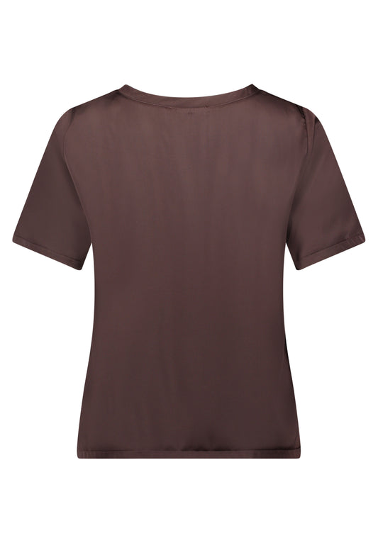 Bluse Kurz 1/2 Arm Light Maroon Bild 2