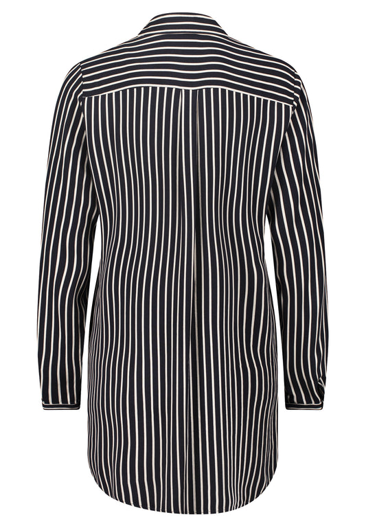 Bluse Lang 1/1 Arm Black/Beige Bild 2