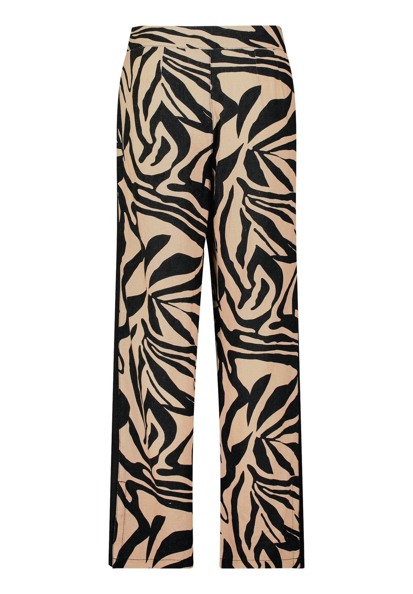 Hose Klassisch 1/1 LAEnge Black/Beige Bild 2