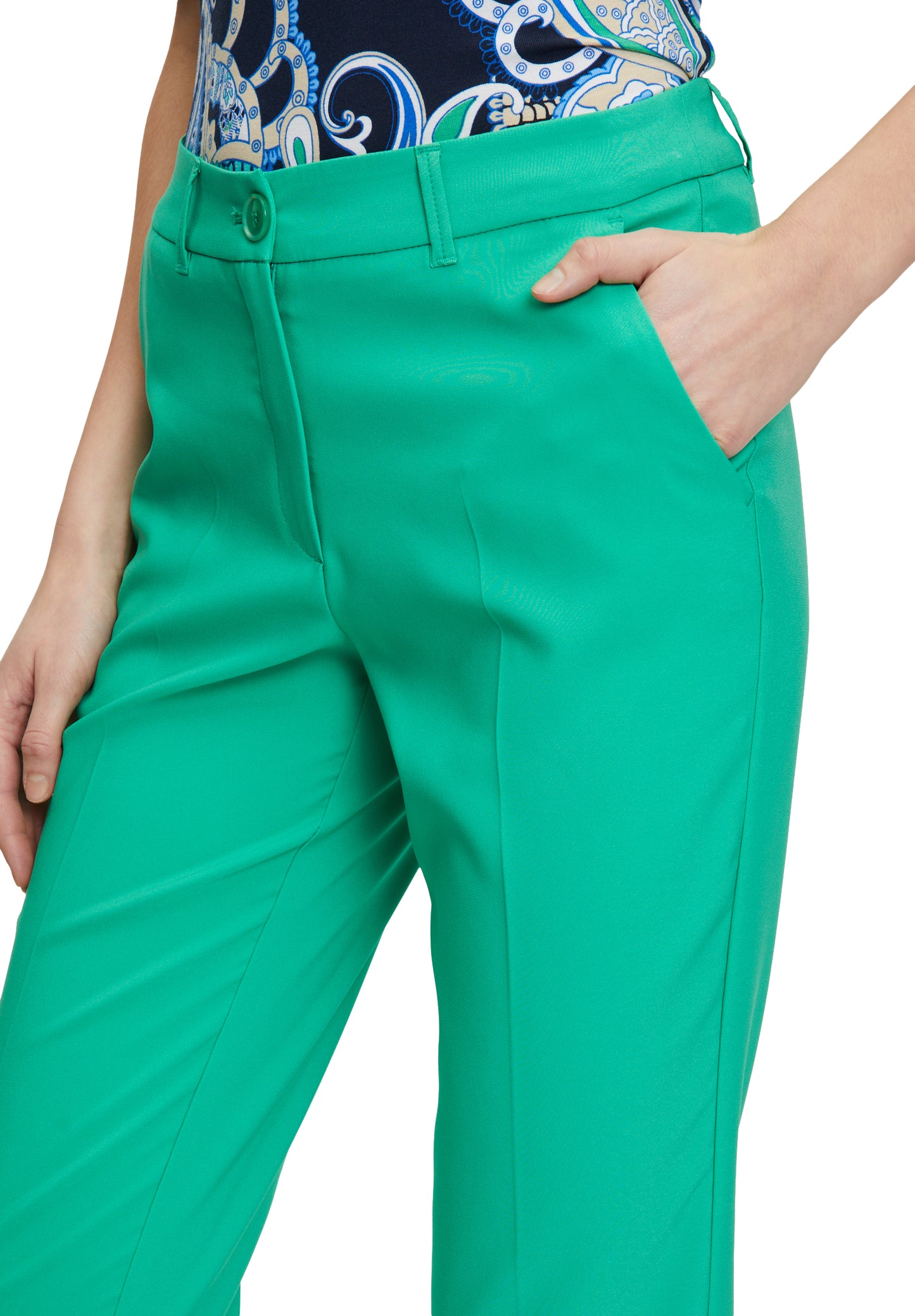Hose Klassisch 7/8 LAEnge Ming Green Bild 7