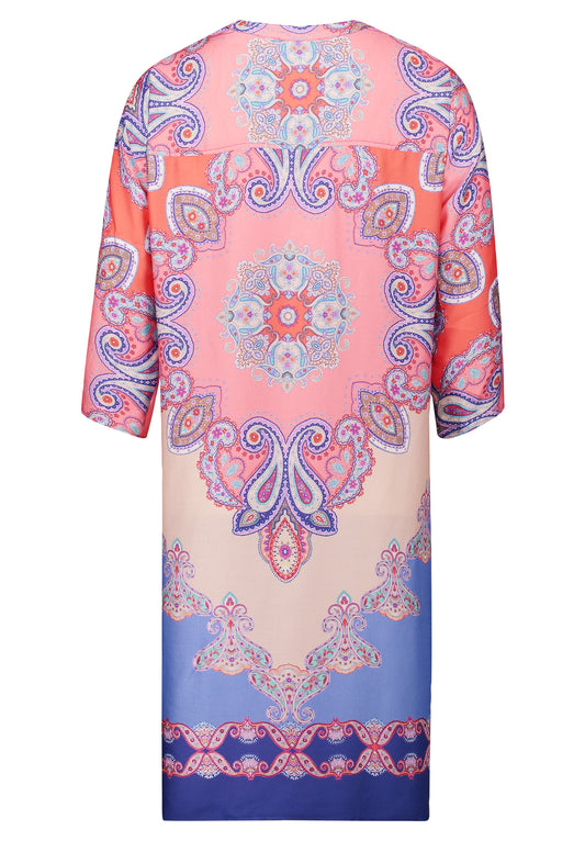 Kleid Kurz 3/4 Arm Blue/Rosé Bild 2