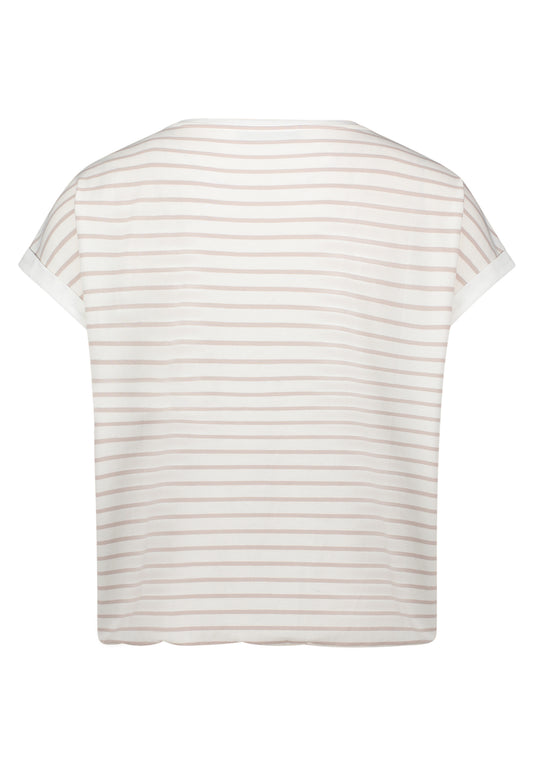 Shirt Kurz 1/2 Arm Patch Cream/Rosé Bild 2