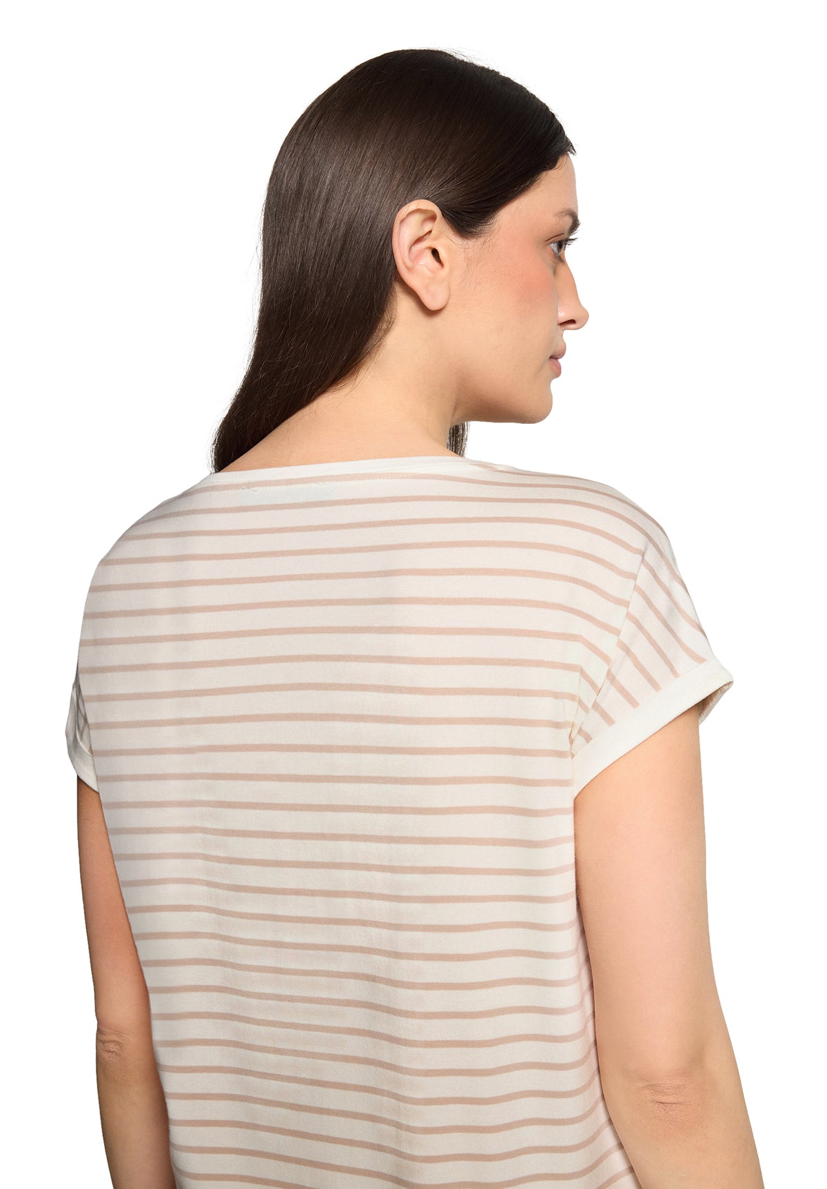 Shirt Kurz 1/2 Arm Patch Cream/Rosé Bild 7