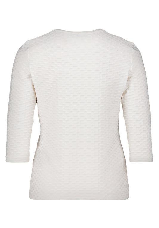 Shirt Kurz 3/4 Arm Offwhite Bild 2