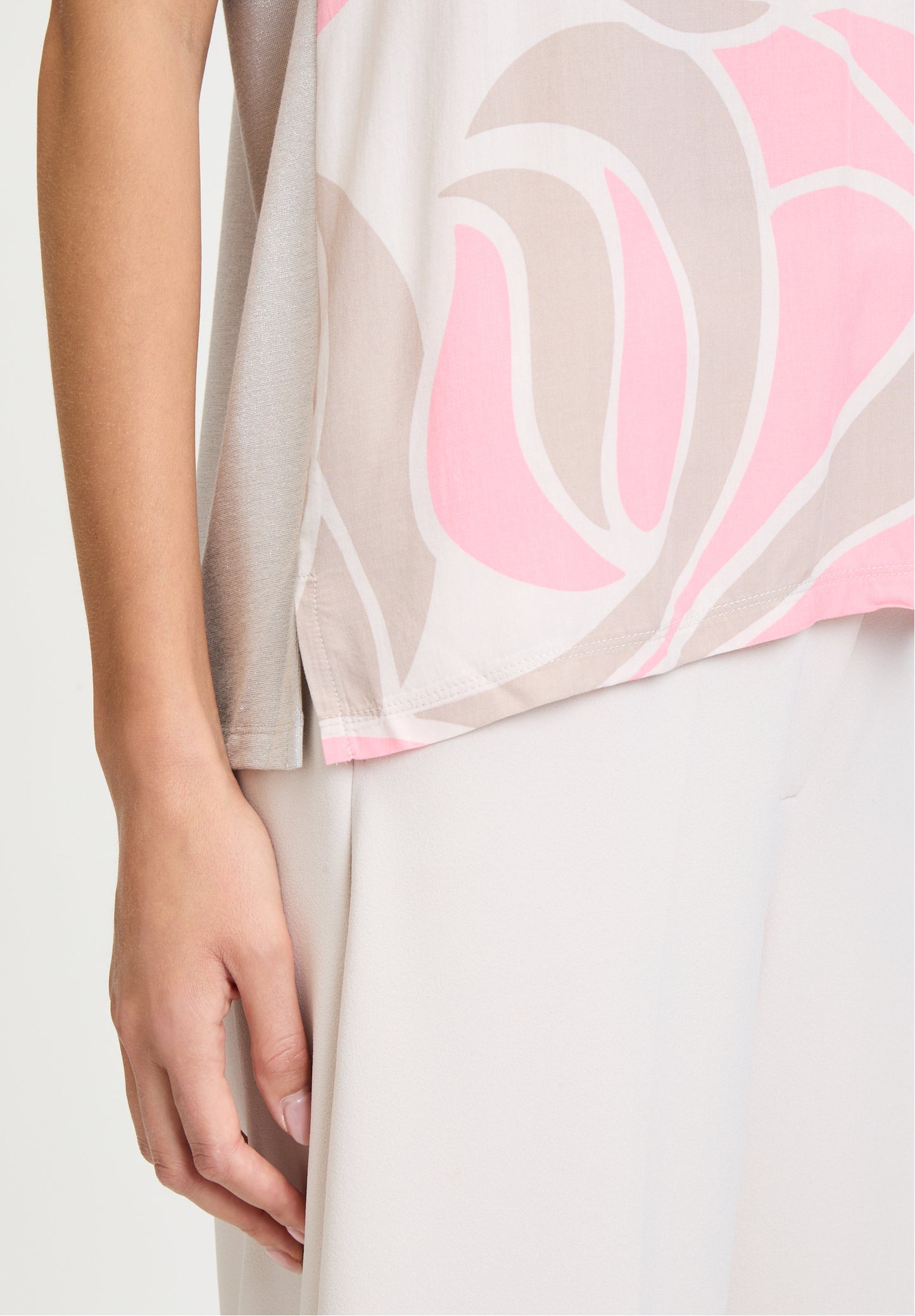 Shirt Lang 1/2 Arm Nature/Rosé Bild 7