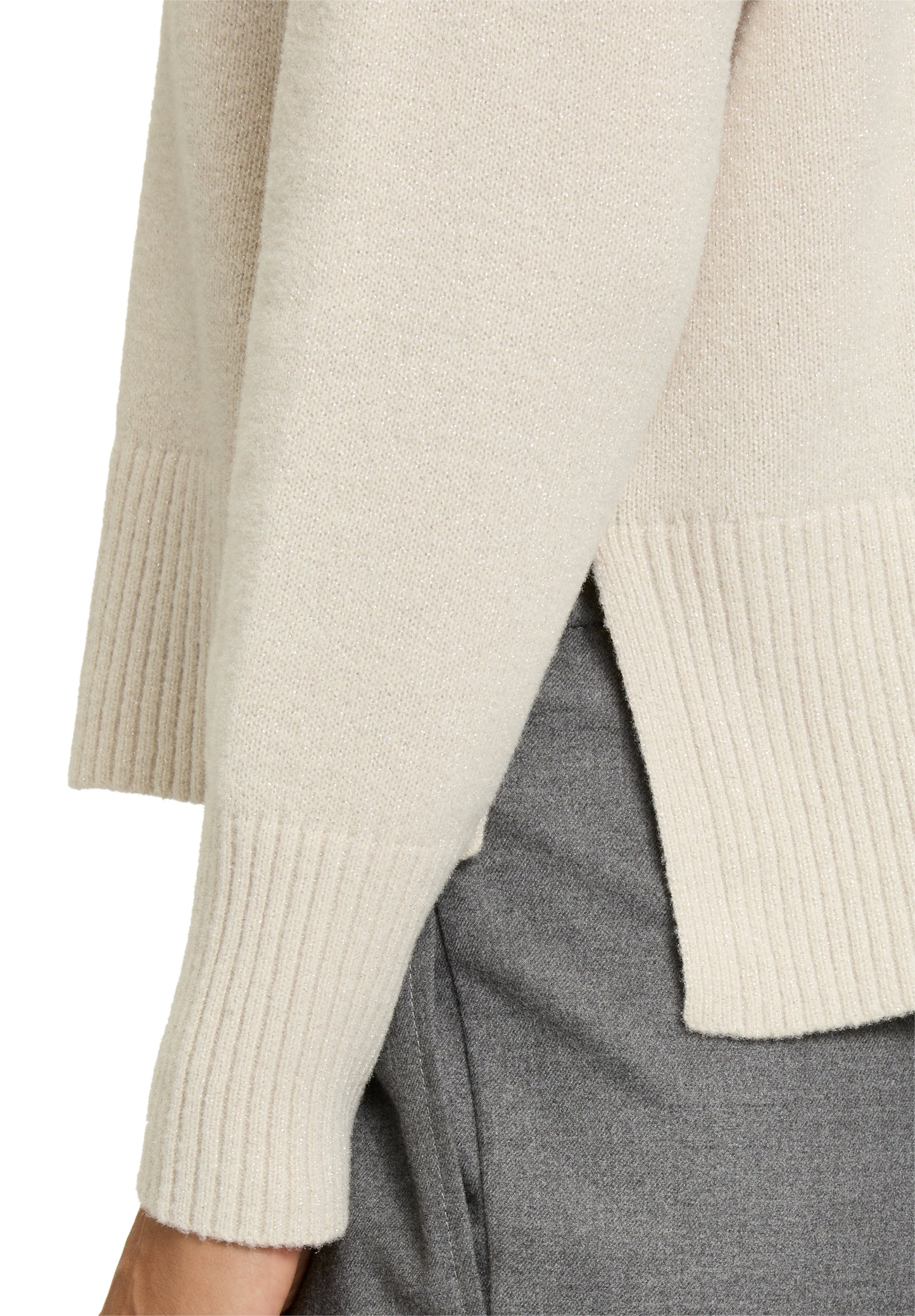 Strickpullover Kurz 1/1 Arm Pastel Sand Bild 7