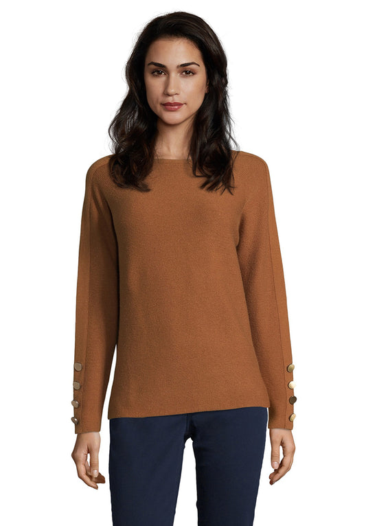 Strickpullover Kurz 1/1 Arm Brandy Bild 2