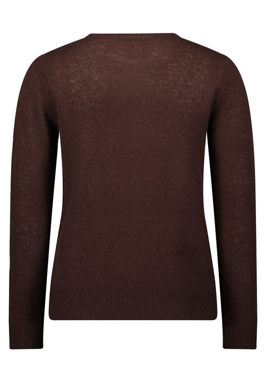 Strickpullover Kurz 1/1 Arm Light Maroon Bild 2