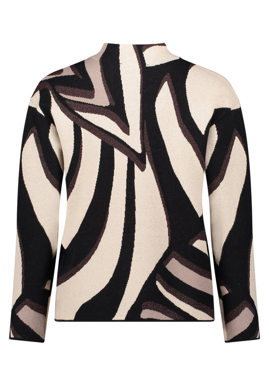 Strickpullover Kurz 1/1 Arm Beige/Taupe Bild 2