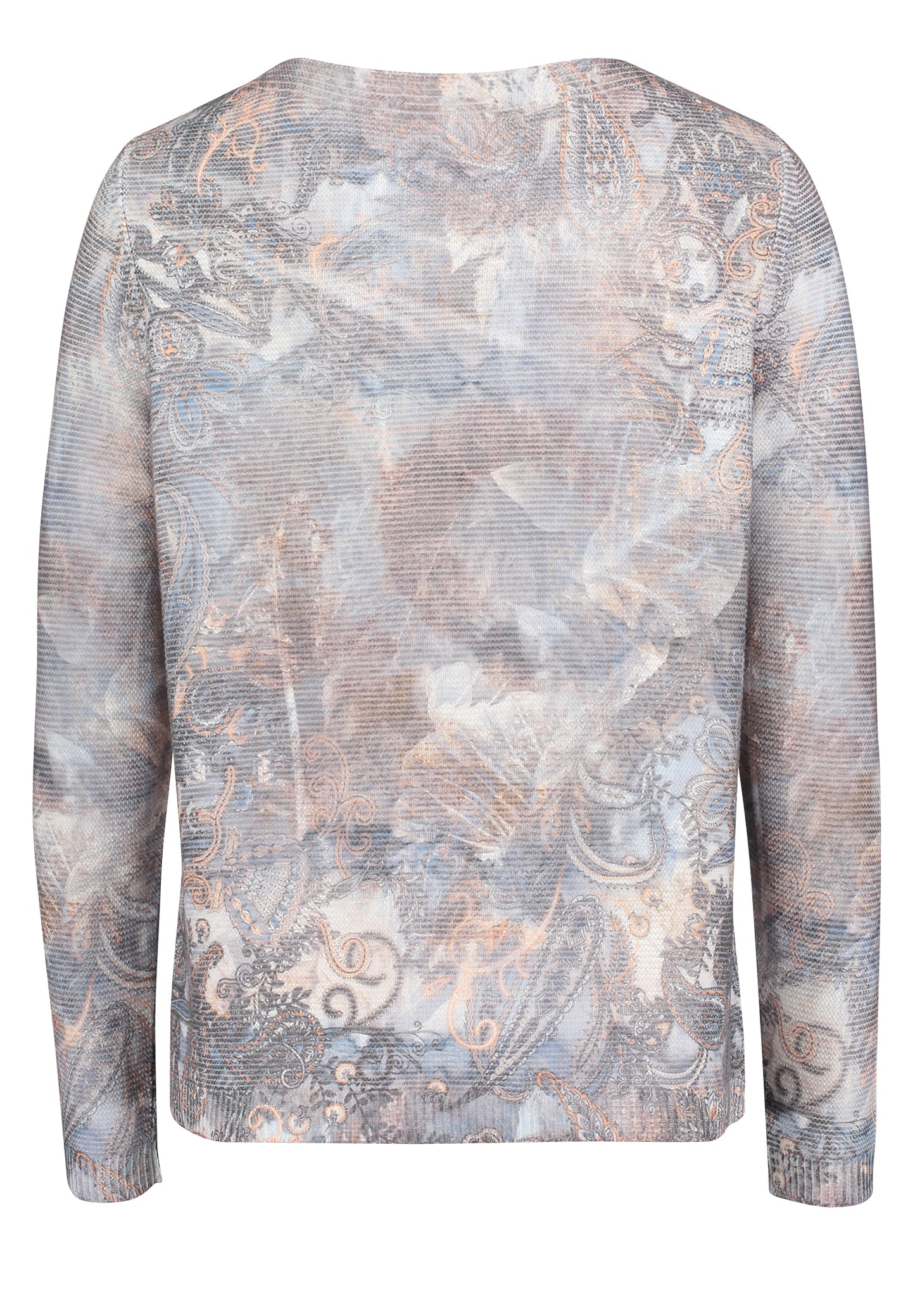 Strickpullover Kurz 1/1 Arm Blue/Beige Bild 5