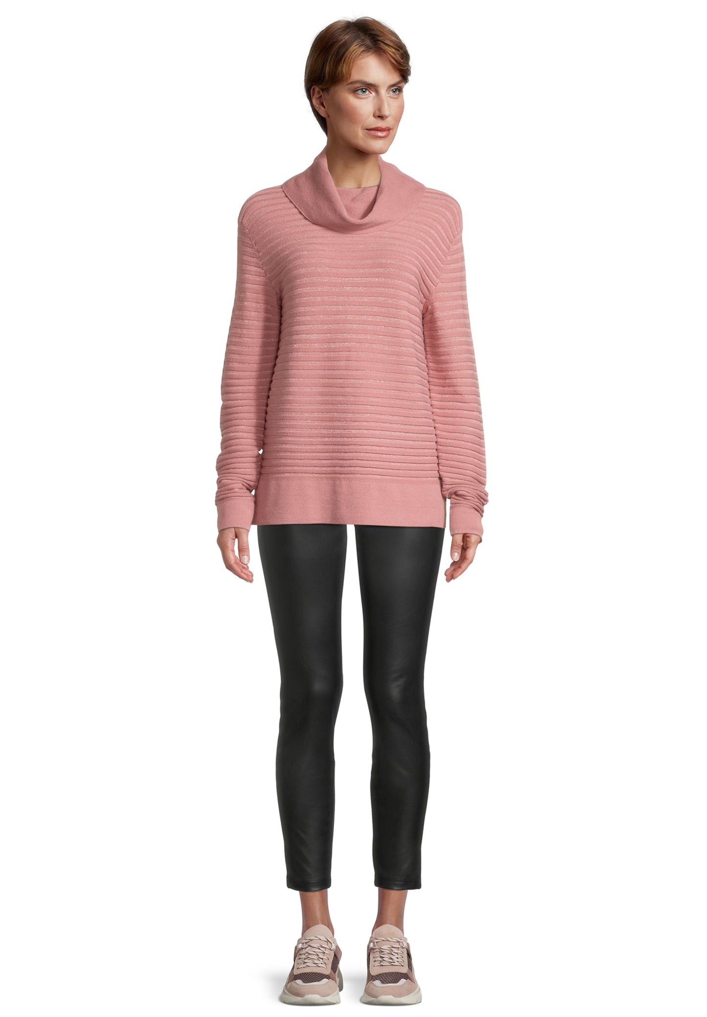 Strickpullover Kurz 1/1 Arm Ash Rose Bild 5