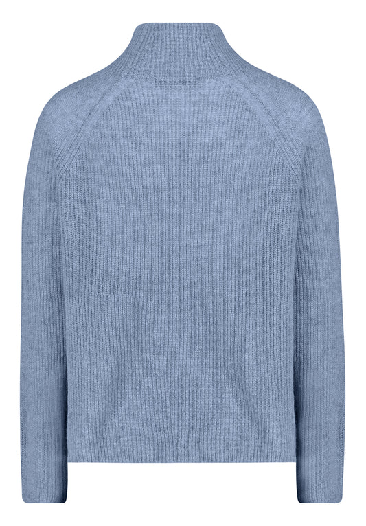 Strickpullover Kurz 1/1 Arm Infinity Melange Bild 2