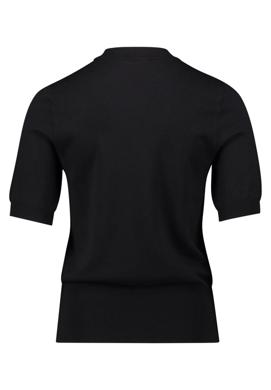 Strickpullover Kurz 1/2 Arm Black Bild 2