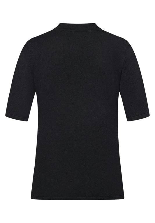 Strickpullover Kurz 1/2 Arm Black Bild 2