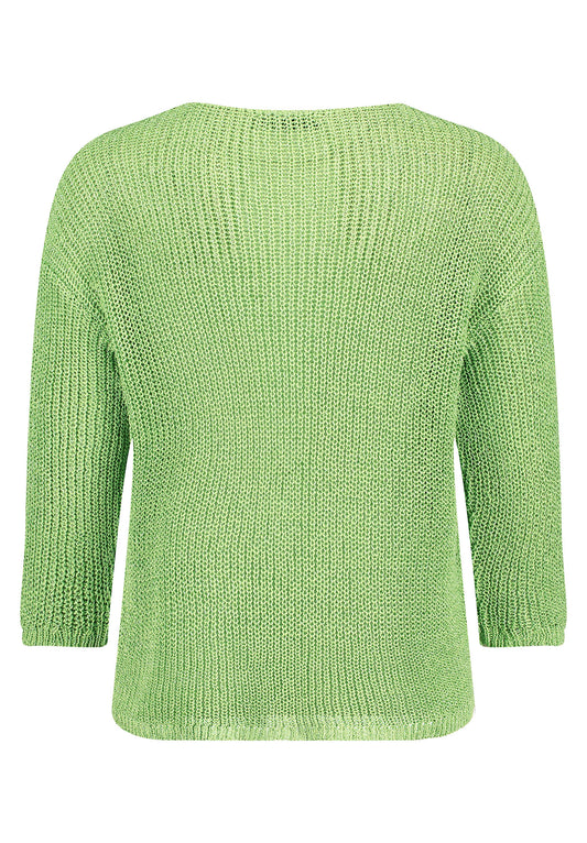 Strickpullover Kurz 3/4 Arm Opaline Green Bild 2