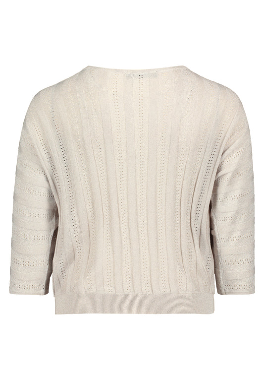 Strickpullover Kurz 3/4 Arm Soft Nature Bild 2