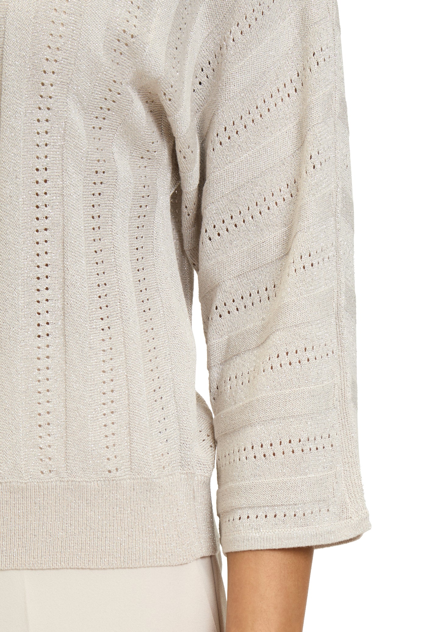 Strickpullover Kurz 3/4 Arm Soft Nature Bild 7