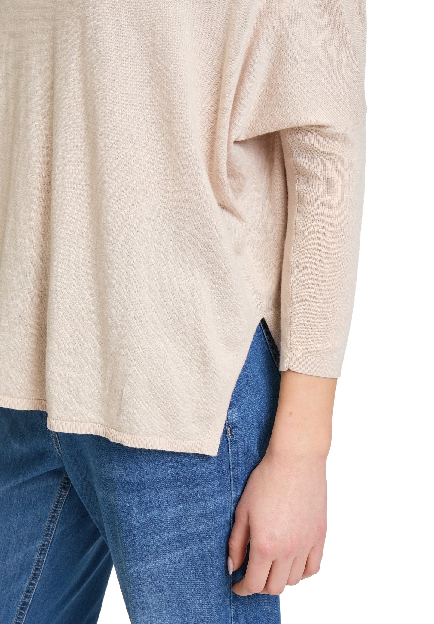 Strickpullover Kurz 3/4 Arm Soft Nature Bild 7