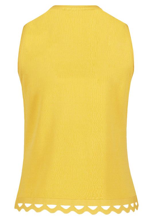 Strickpullover Kurz ohne Arm Ceylon Yellow Bild 2