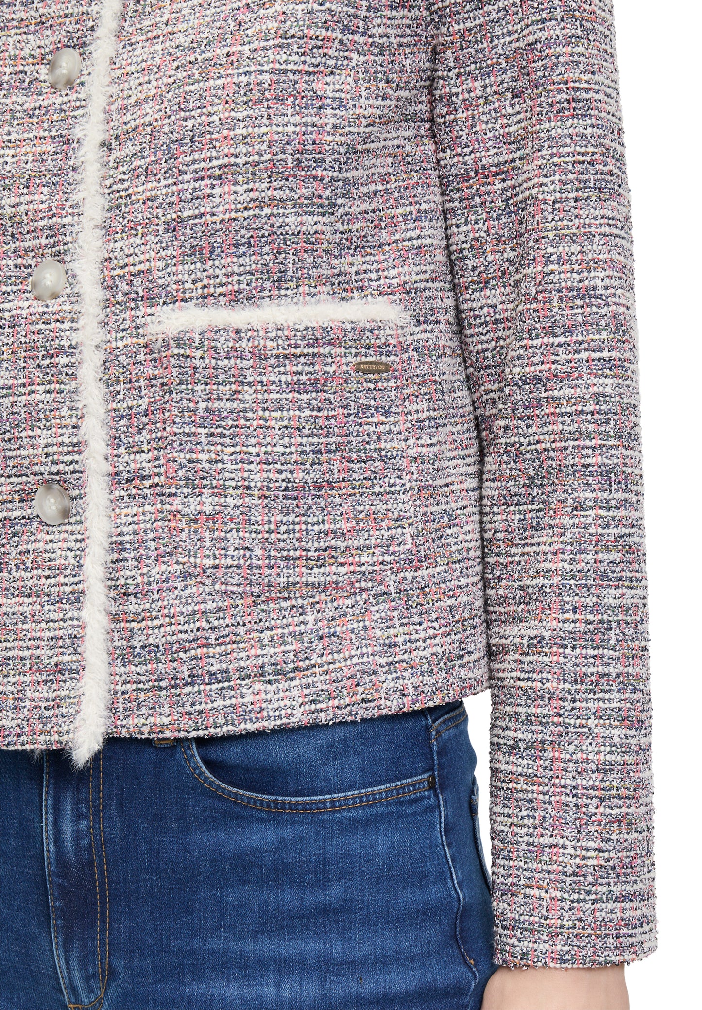 Blazer Kurz Einreiher 1/1 Arm Red/Cream Bild 7