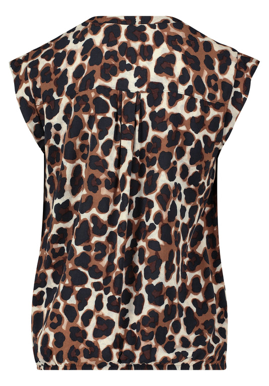 Bluse Kurz ohne Arm Brown/Nature Bild 2