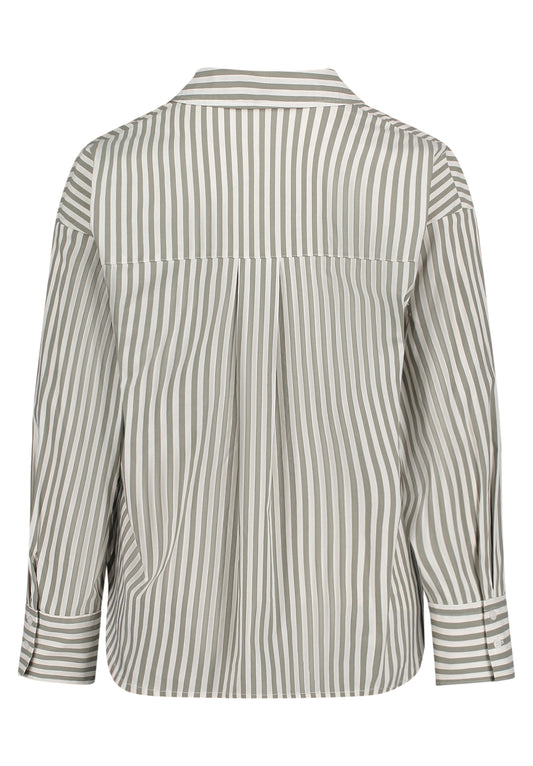 Bluse Lang 1/1 Arm Khaki/Cream Bild 2