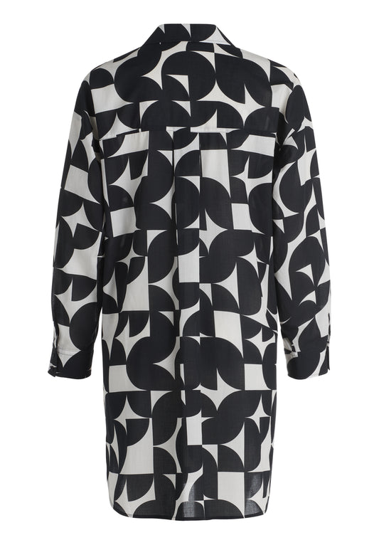 Bluse Lang 1/1 Arm Black/Cream Bild 2