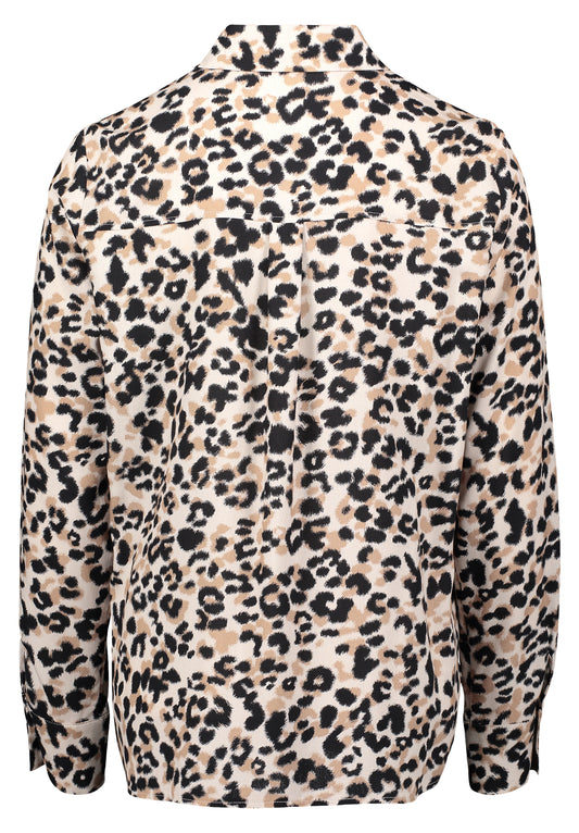 Bluse Lang 1/1 Arm Beige/Black Bild 2