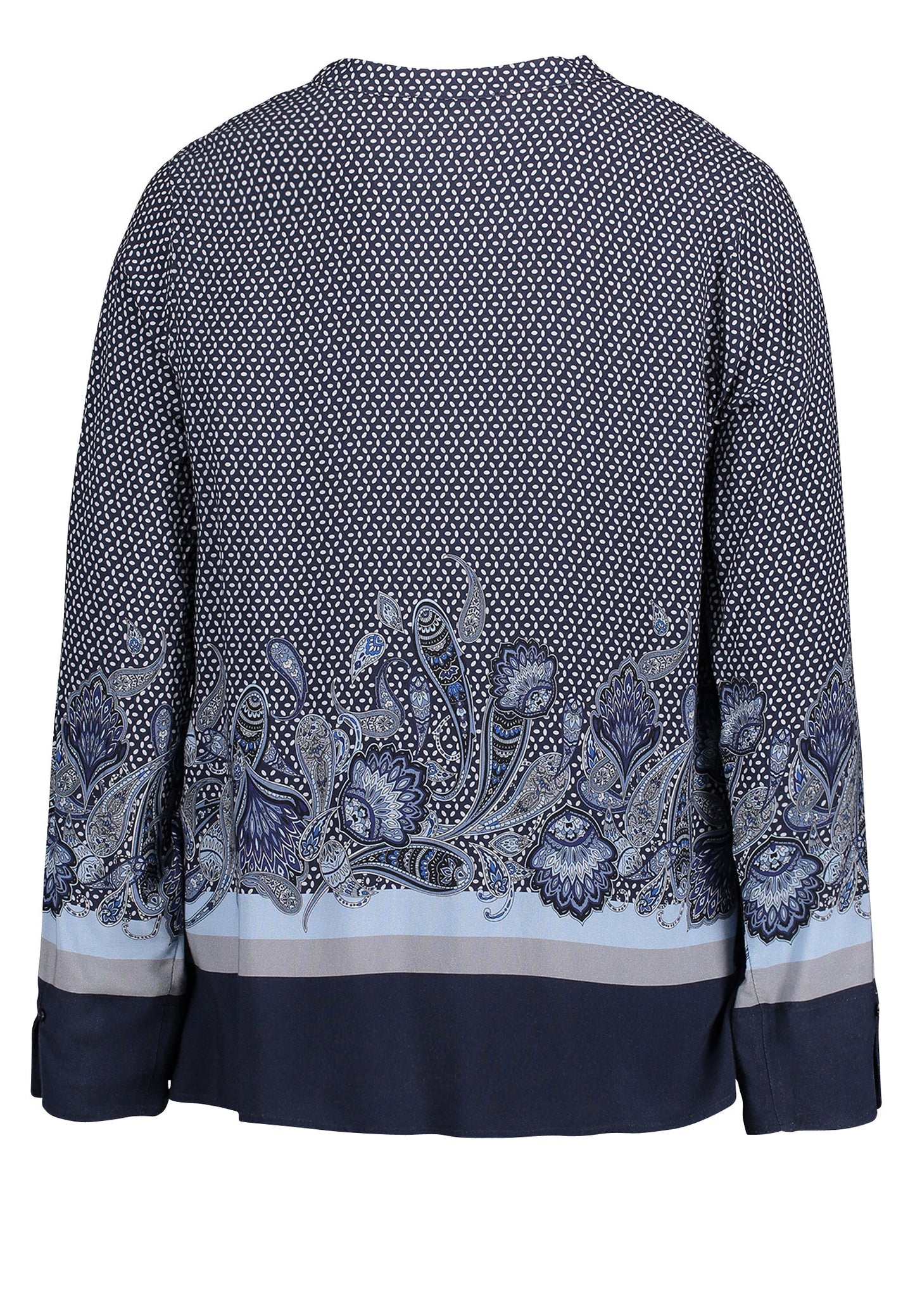 Bluse Lang 3/4 Arm Blue-Light Blue Bild 5