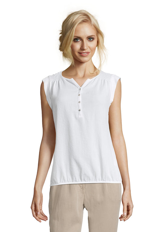 Bluse Lang ohne Arm Bright White Bild 2