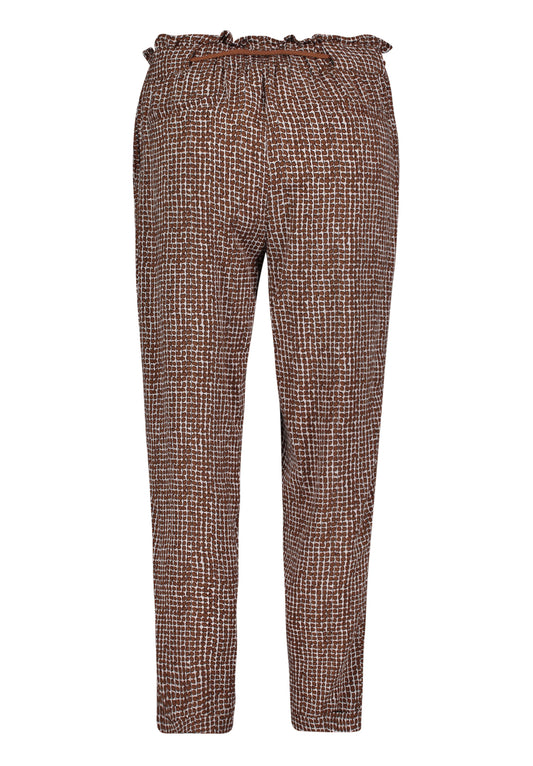 Hose Casual 7/8 LAEnge Cream/Brown Bild 2