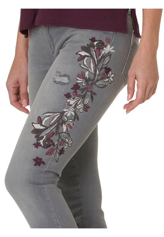 Hose Jeans 1/1 LAEng Grey Denim Bild 2