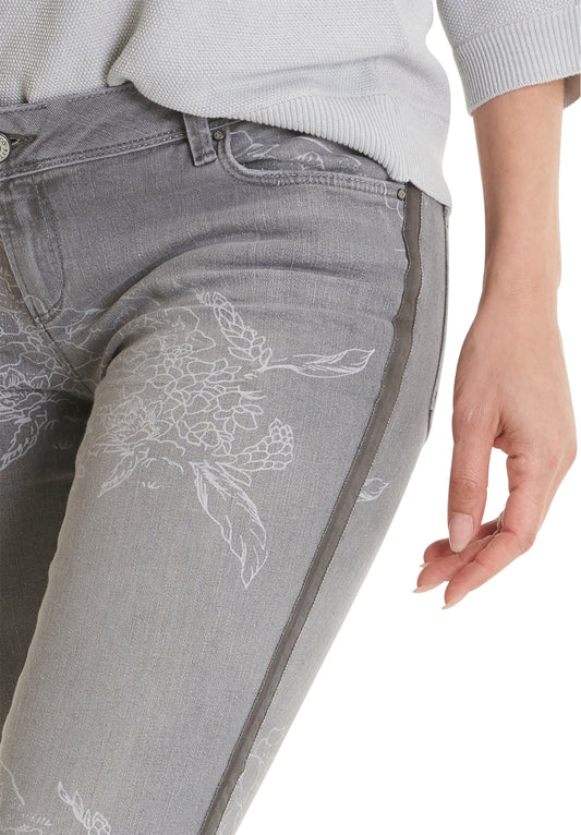 Hose Jeans 7/8 LAEng Light Grey Denim Bild 2