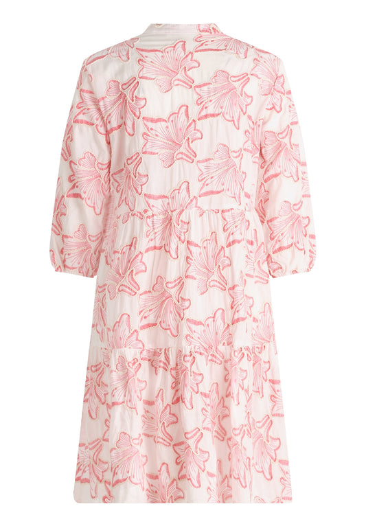 Kleid Kurz 3/4 Arm Rosé/Pink Bild 2