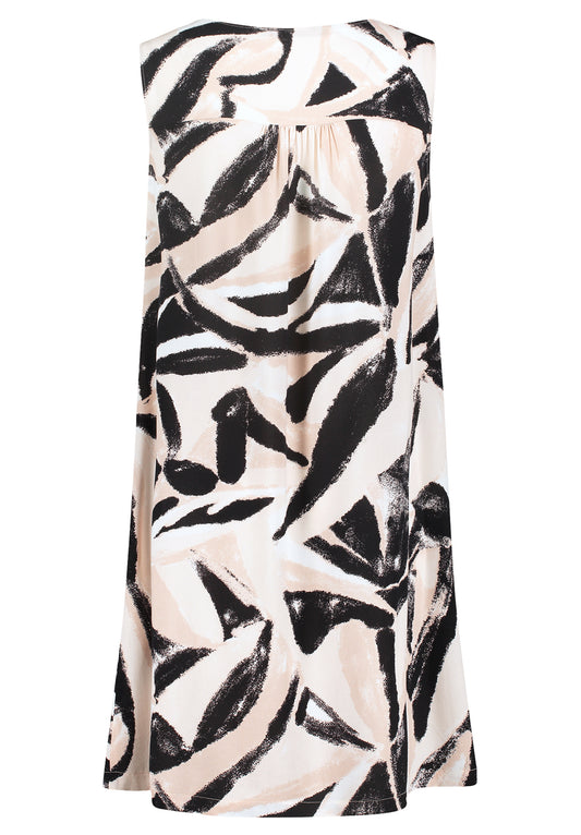 Kleid Kurz ohne Arm Nature/Black Bild 2