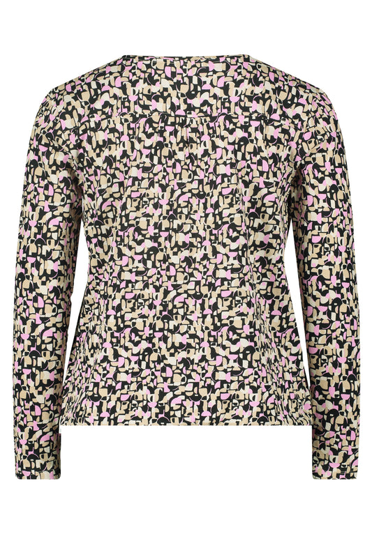 Shirt Kurz 1/1 Arm Black/Taupe Bild 2