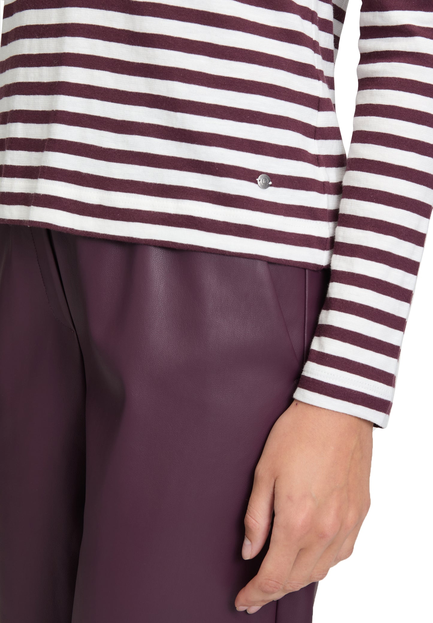 Shirt Kurz 1/1 Arm Cream/Dark Red Bild 7