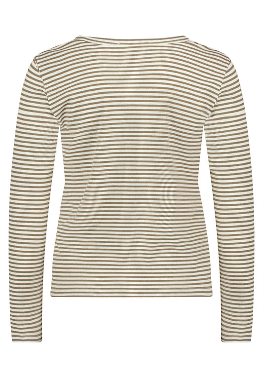 Shirt Kurz 1/1 Arm Khaki/Cream Bild 2