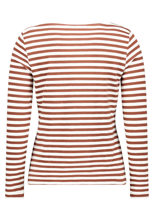 Shirt Kurz 1/1 Arm Brown/Cream Bild 2