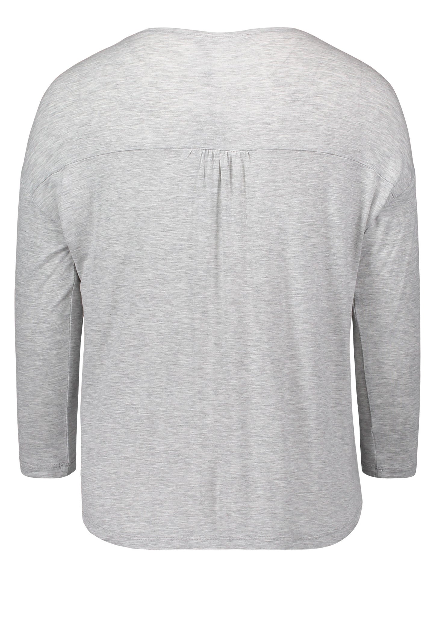 Shirt Kurz 1/2 Arm Light Silver Melange Bild 3