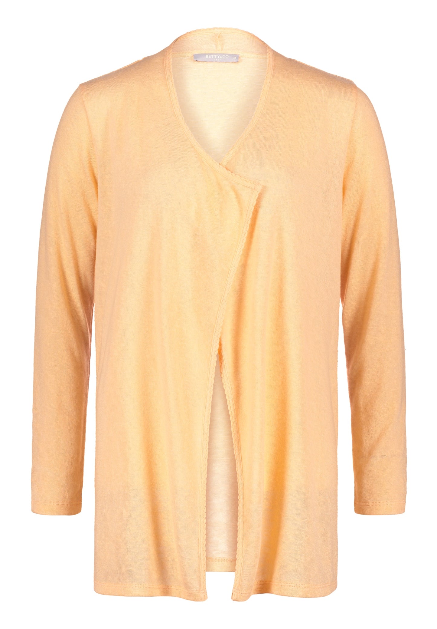 Strickjacke Lang 1/1 Arm Peach Fuzz Bild 6