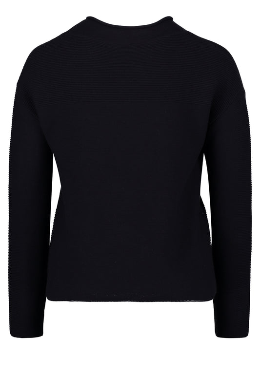 Strickpullover Kurz 1/1 Arm Mood Blue Bild 2