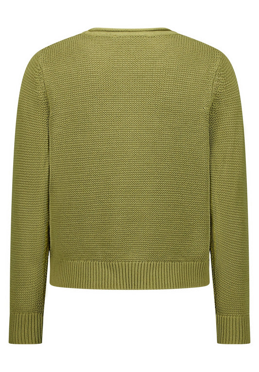 Strickpullover Kurz 1/1 Arm Olive Drab Bild 2