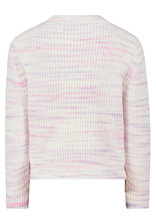 Strickpullover Kurz 1/1 Arm Camel/Lilac Bild 2